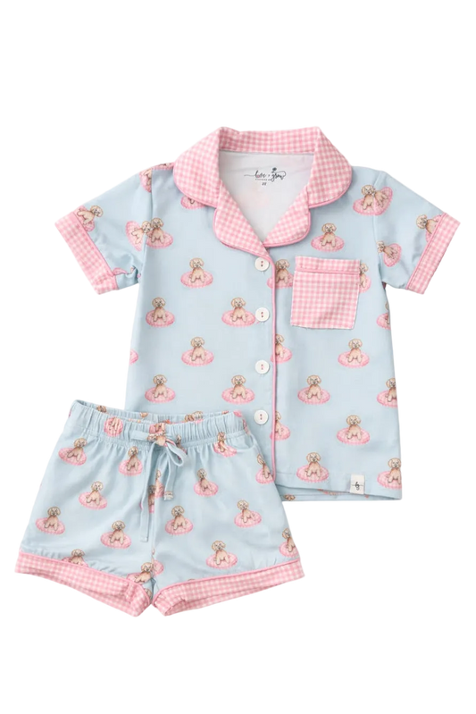 Pink Poolside Pups Comfort Set