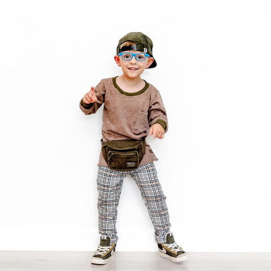 The Play Date Kids Belt Bag- Olive Green