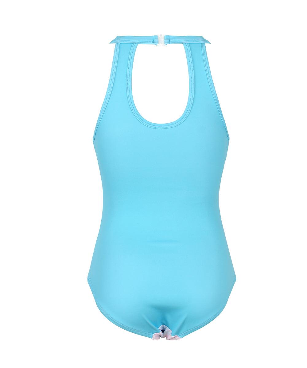 Pastel Pink Marble Gymnastics Leotard Outfit Set