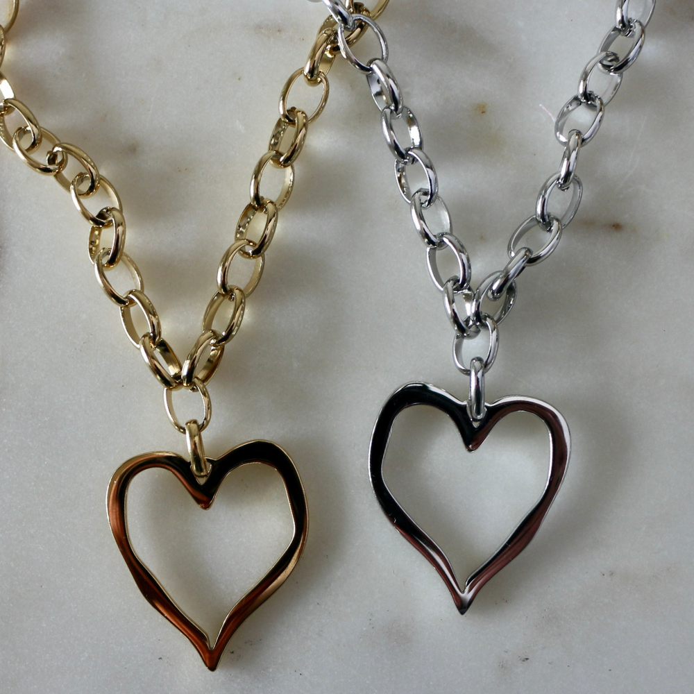 Open Heart Necklace