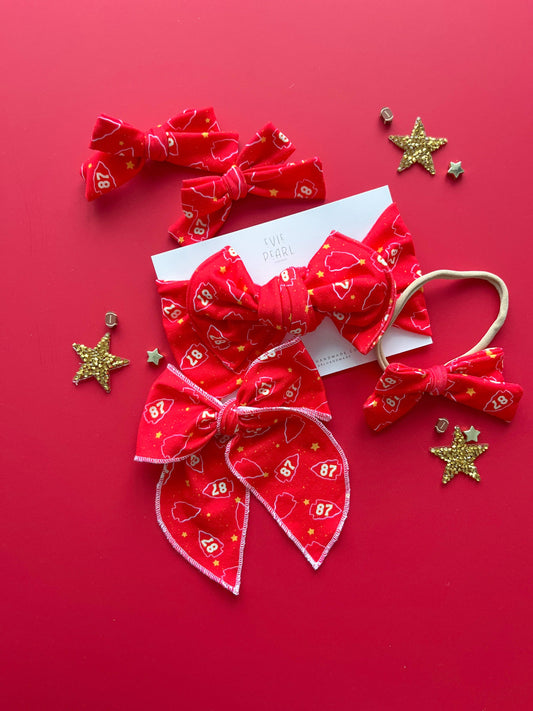 Red 87 Arrowhead Bow