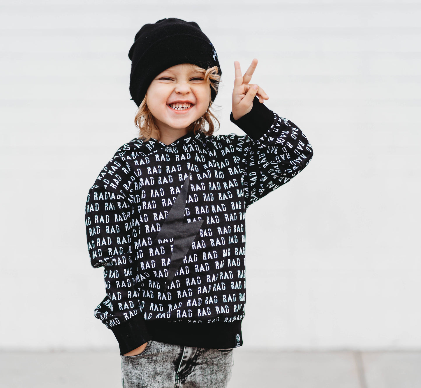 Kids Raddest Bolt Bamboo Hoodie