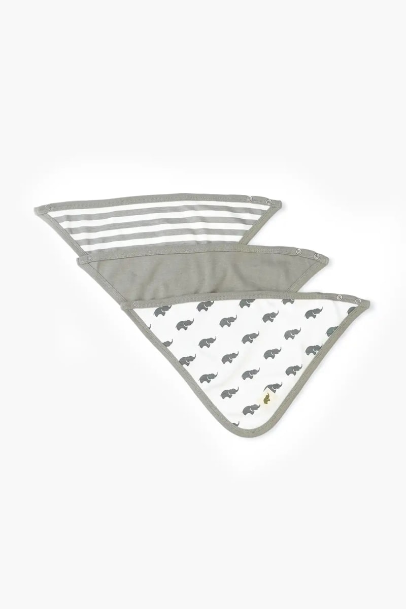 3-Pack Bib Bundle - Grey