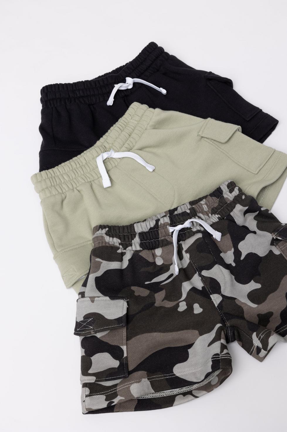 Baby Cargo Sweatshort - Green
