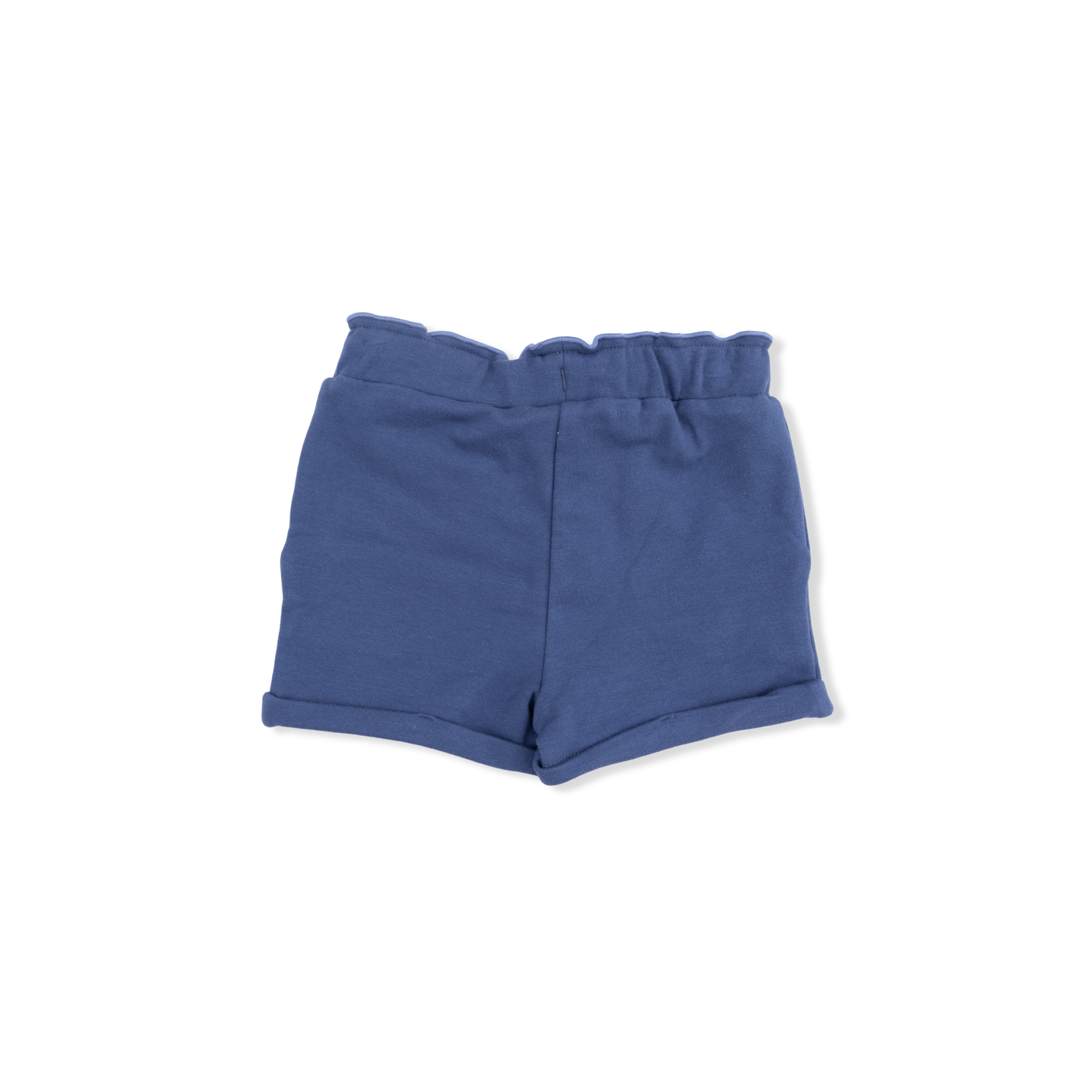 Solid Oceana - Paperbag Shorts