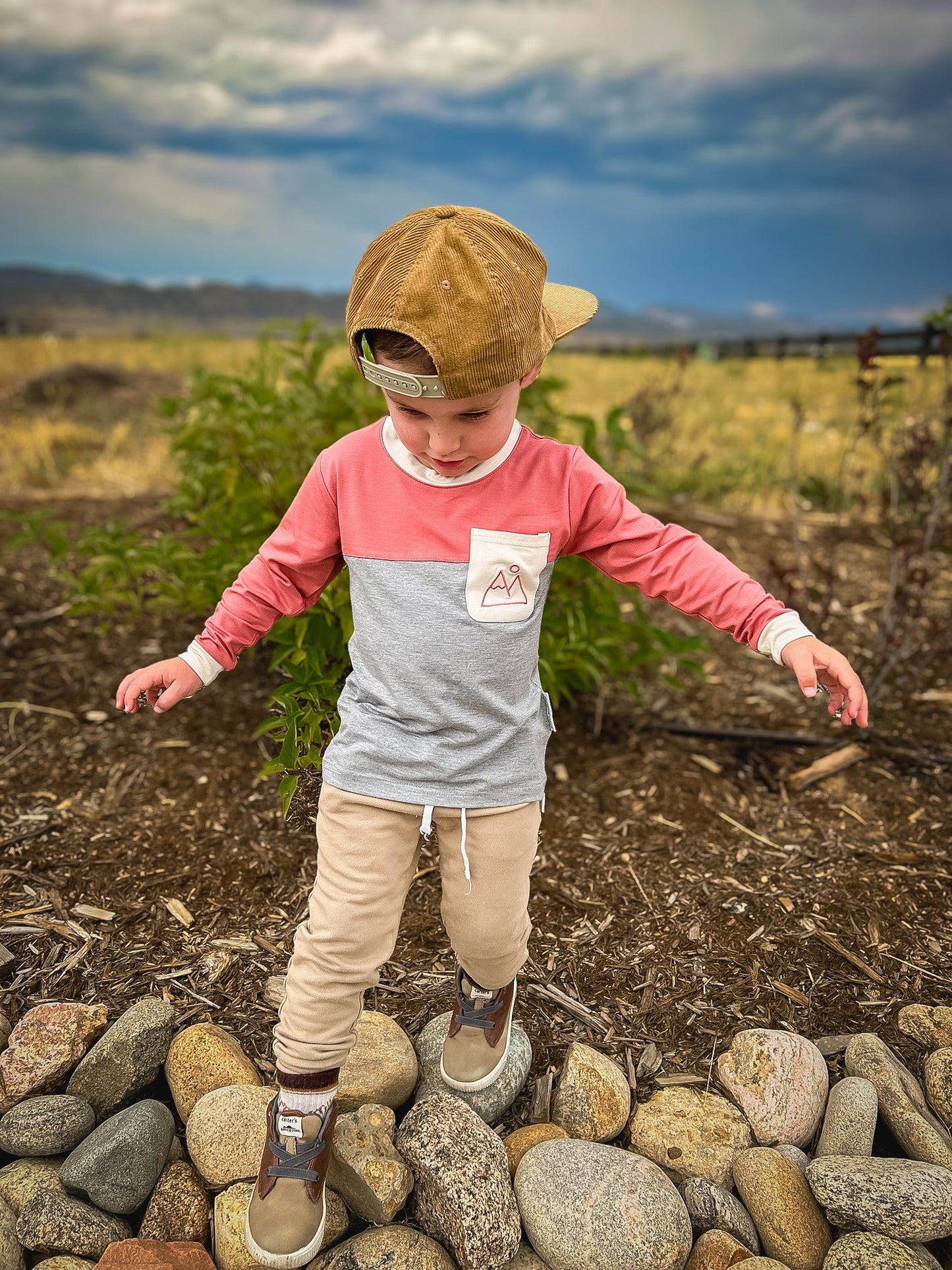 Mountain color block bamboo