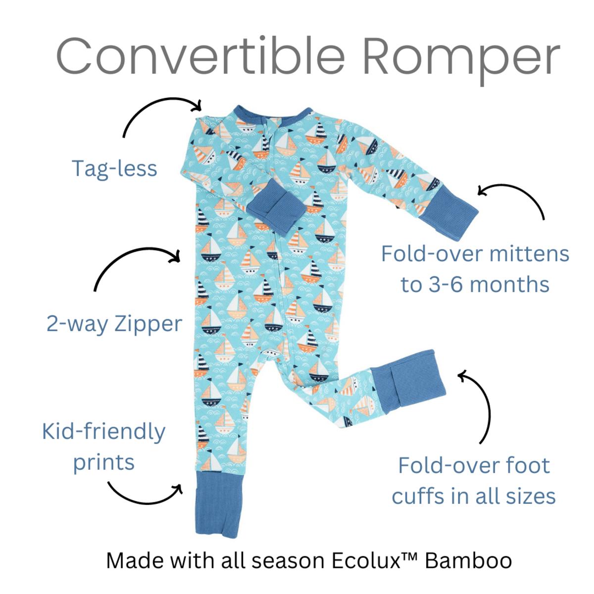 Convertible Romper - Panda