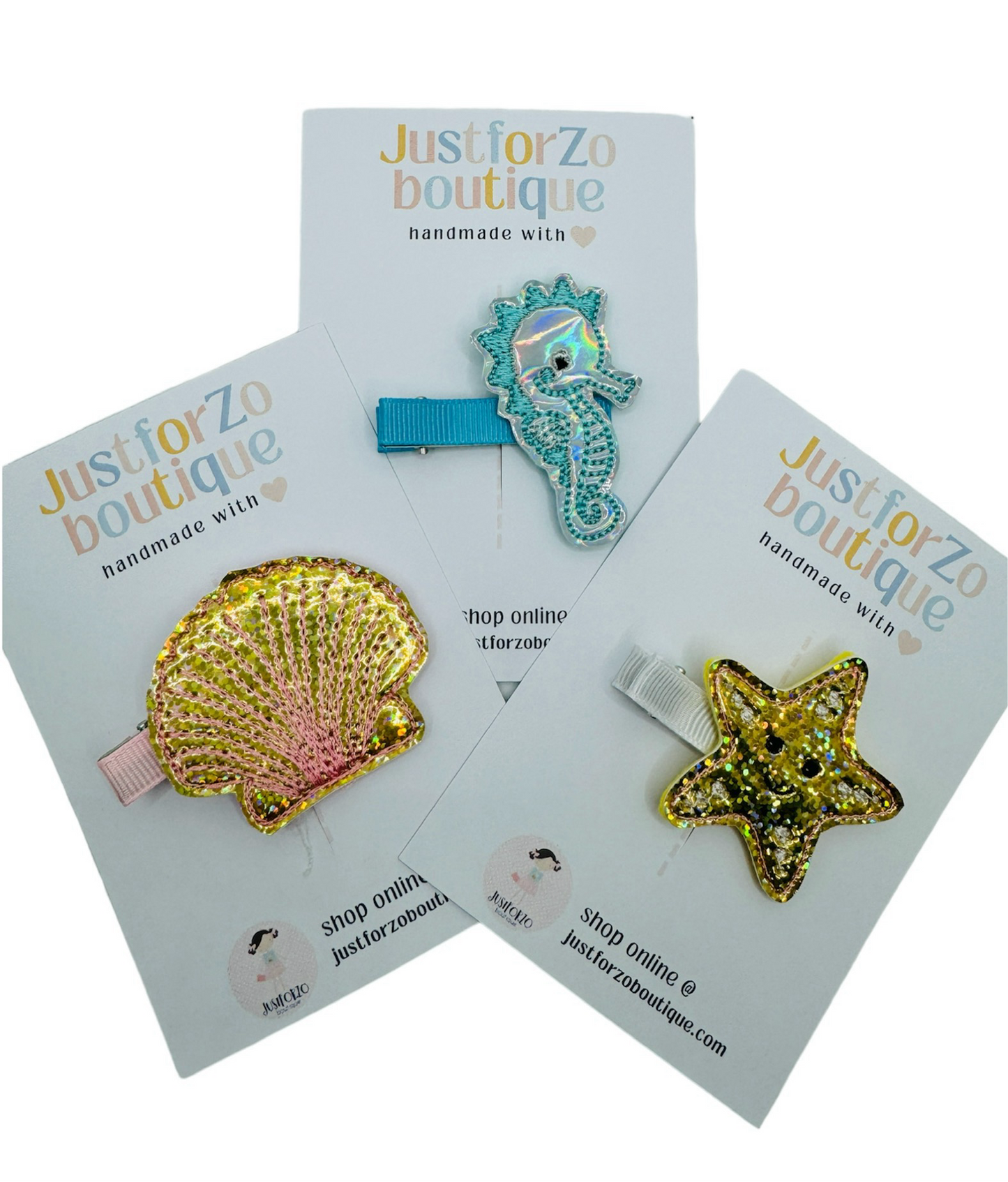 Ocean Friends Hair Clips