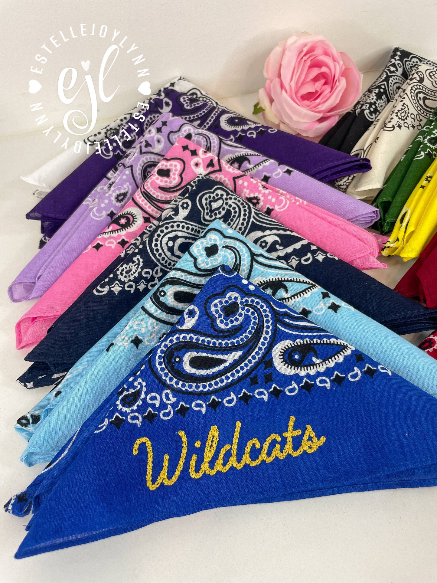 Custom Bandana Bow for Purse, Backpack