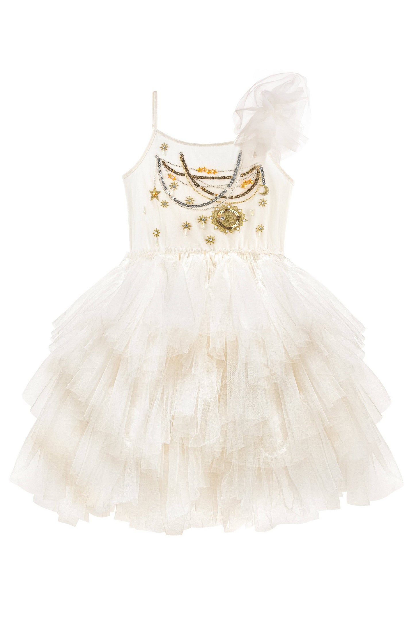 Adorable Layered Tulle Tutu Girl Dress