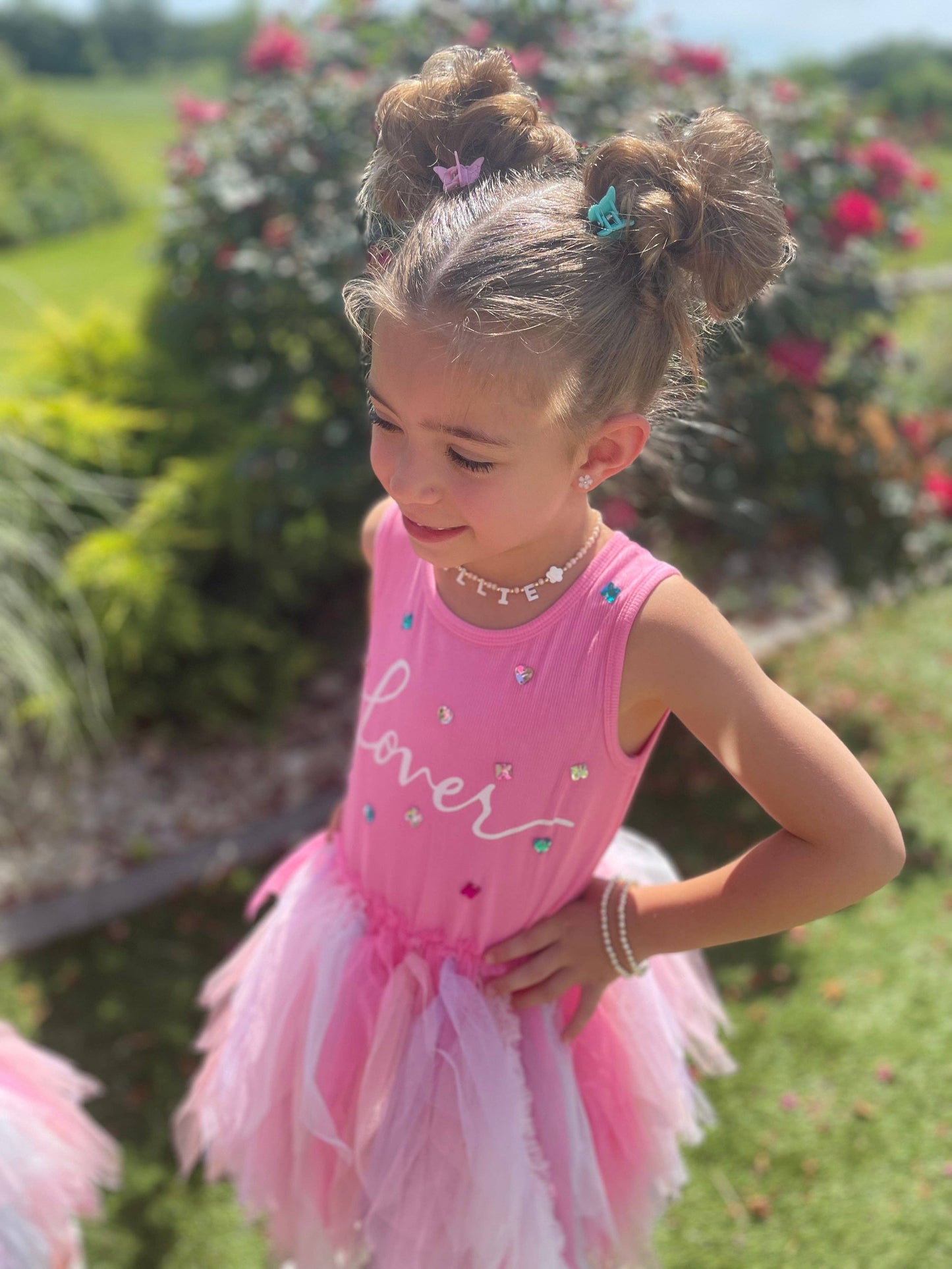 Lover Bejeweled Tulle Dress