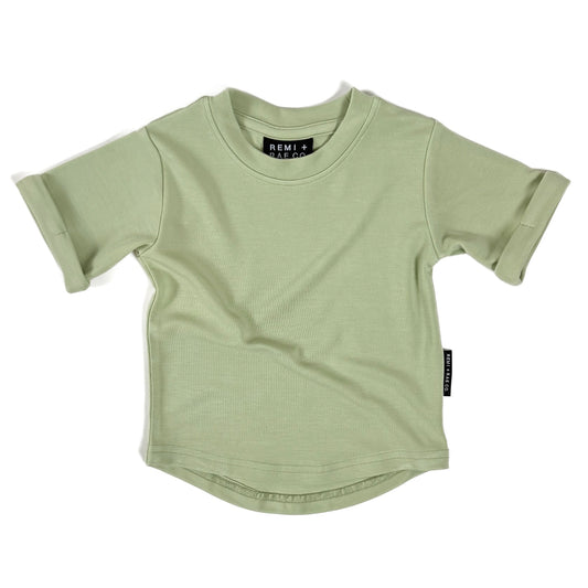 BAMBOO LUXE TEE - WILLOW