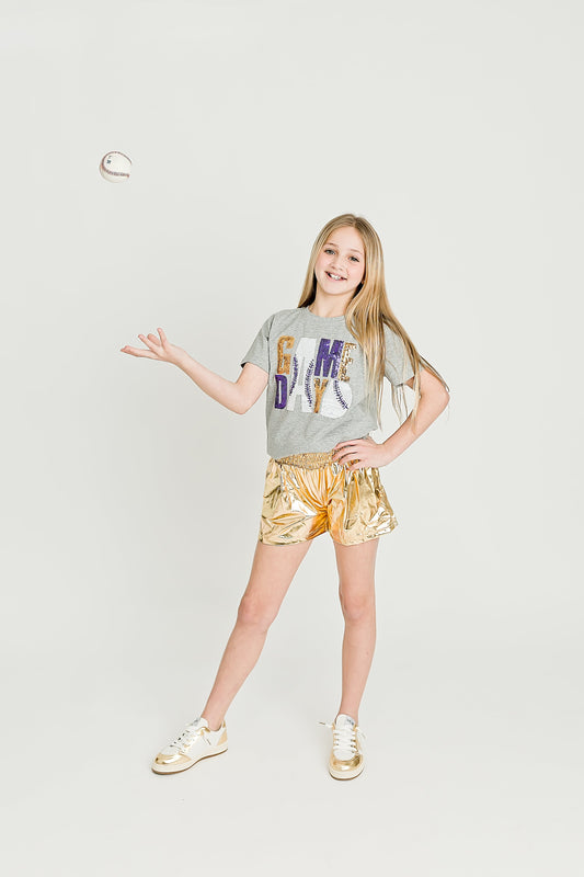 Gameday Purple and Gold Shirt