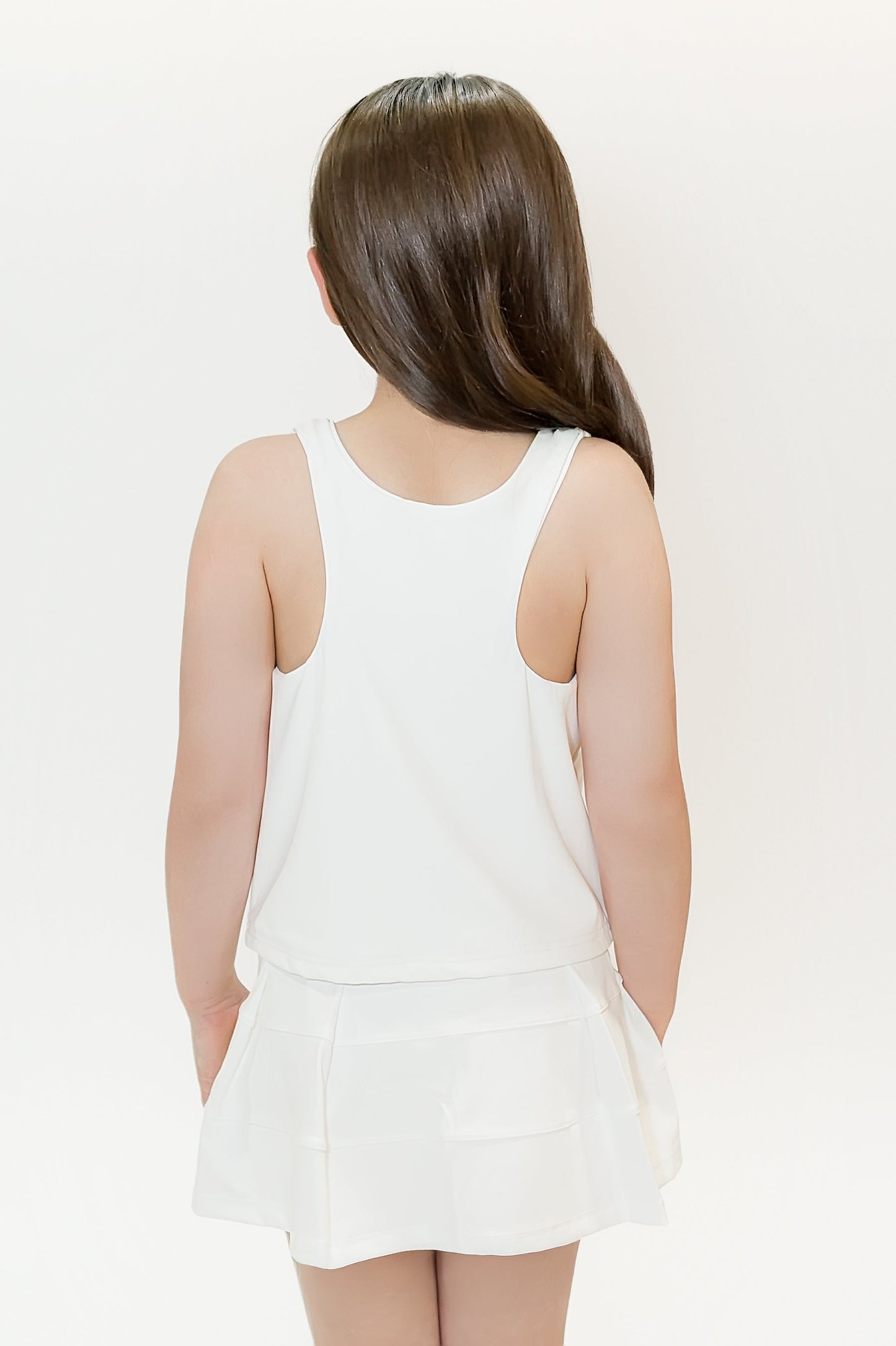 White Razorback Top