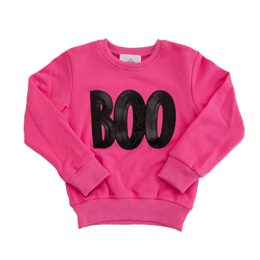 Women's Hot Pink Boo Sweatshirt