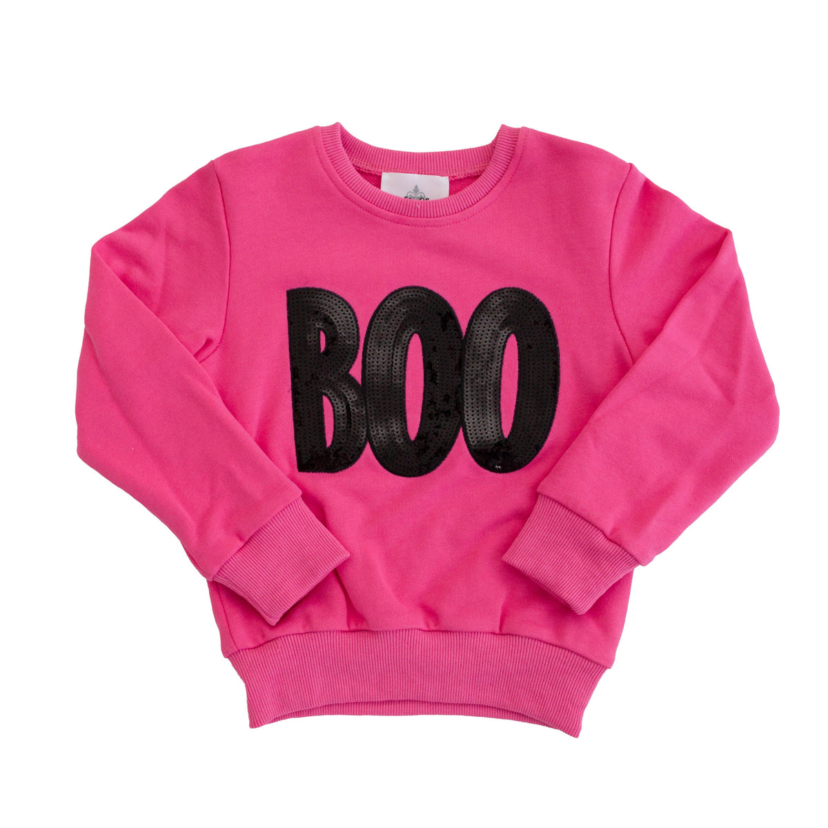 Kids' Hot Pink Boo Sweatshirt