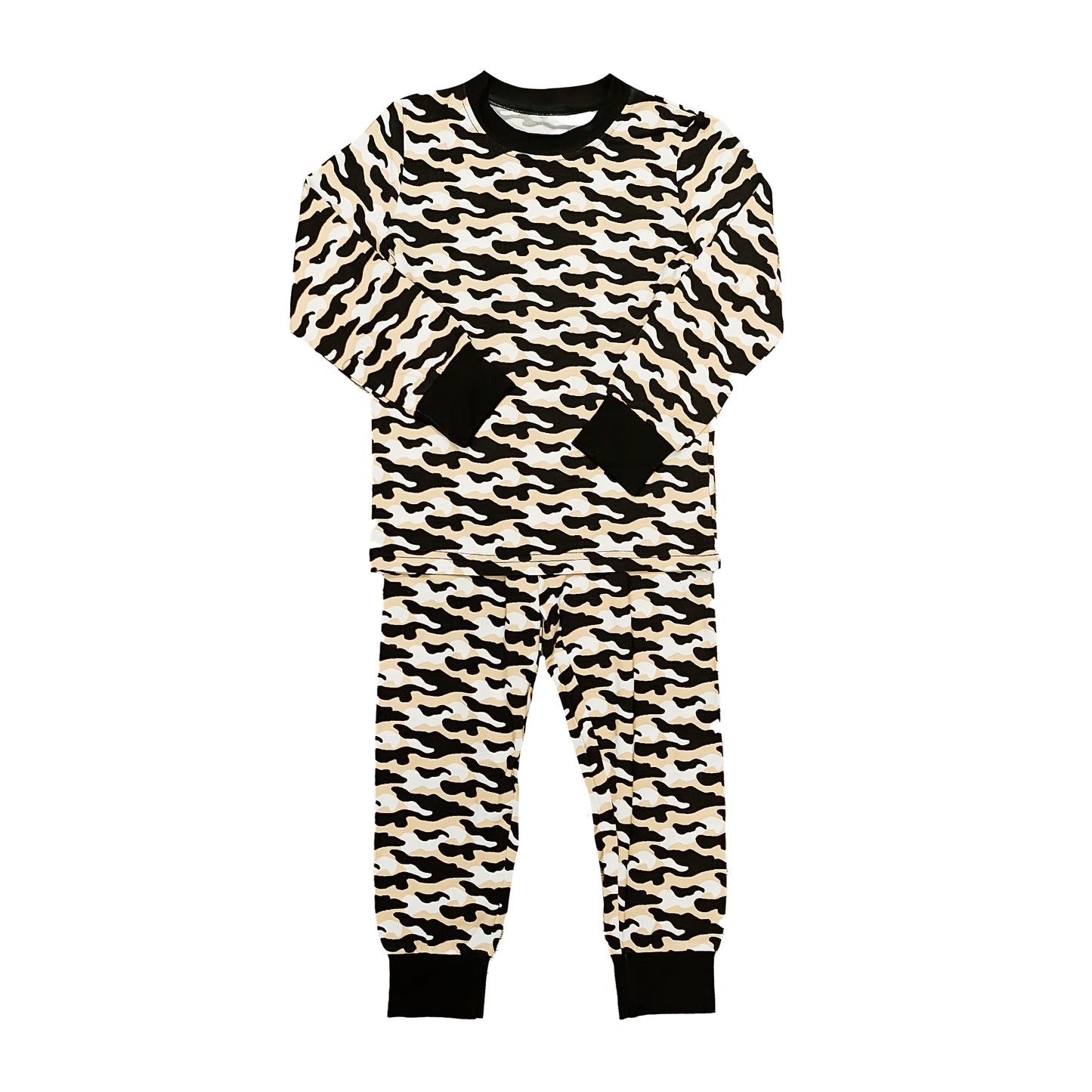 Black and Gold Camo Pajamas