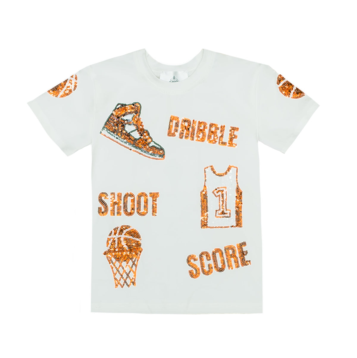 Orange Basketball Shirt