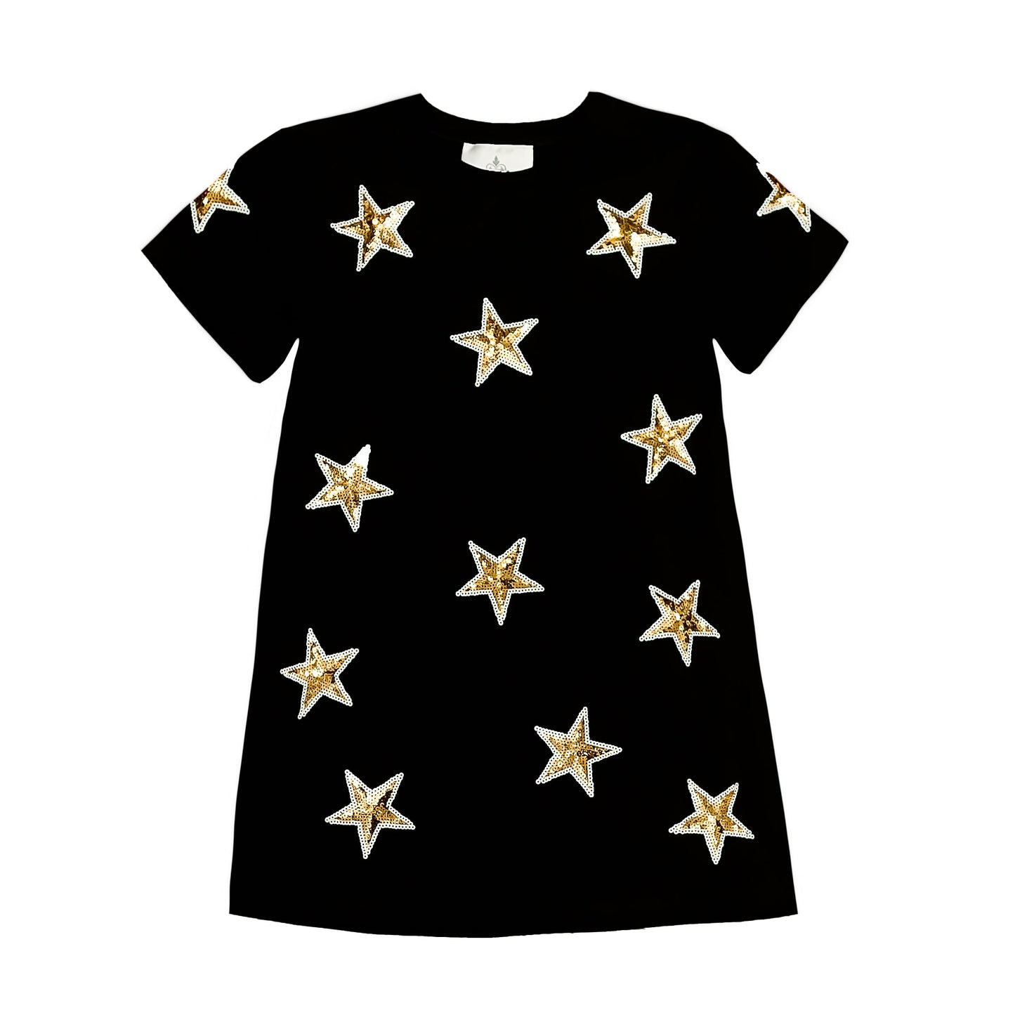 Black and Gold Star Dress