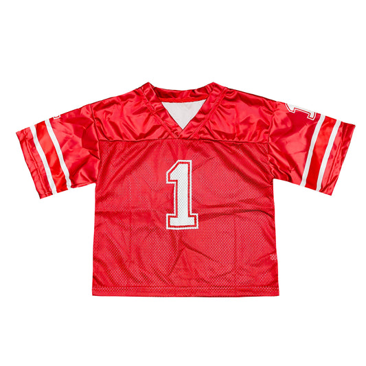 Kids' Red & White Football Jersey