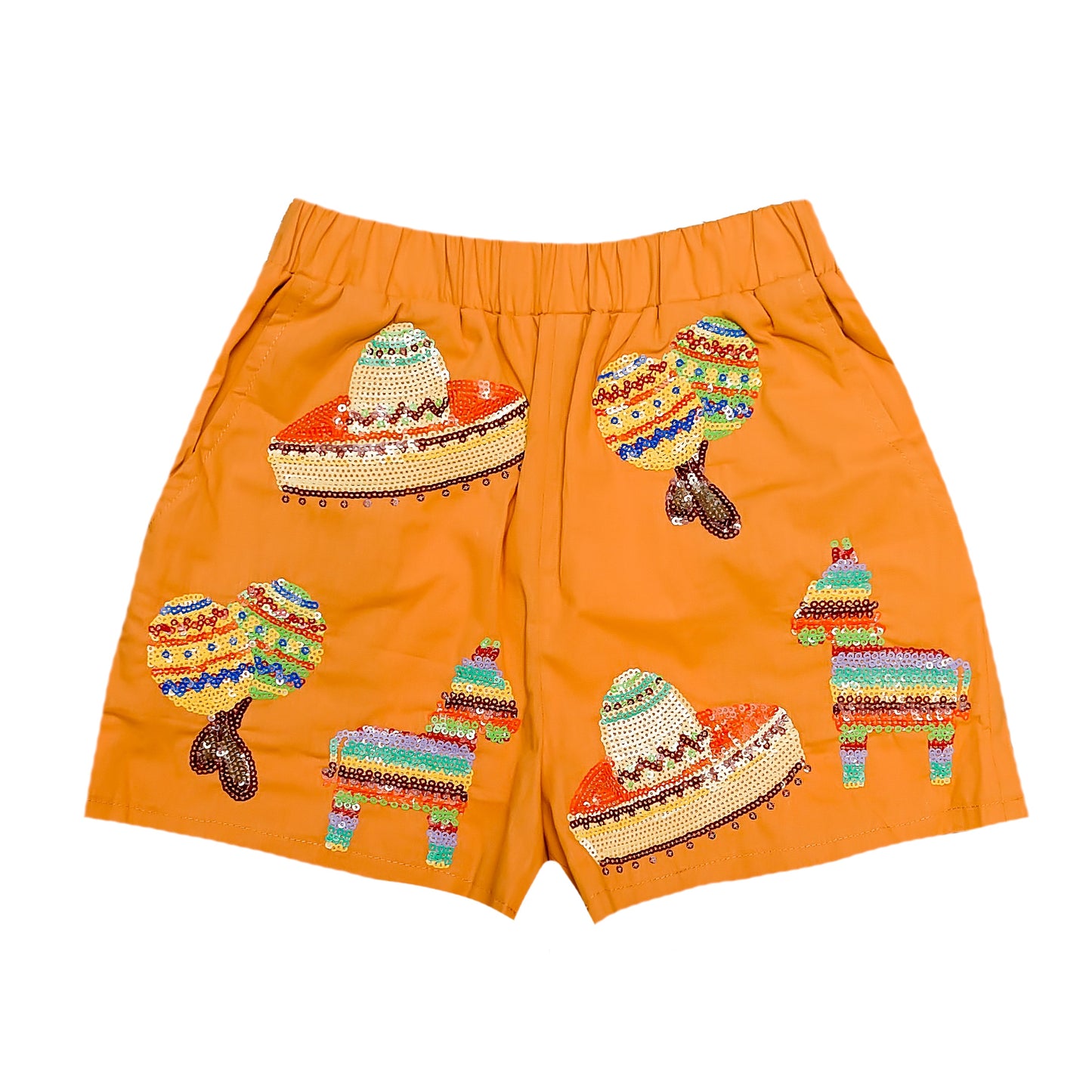 Sequin Fiesta Adult Shorts