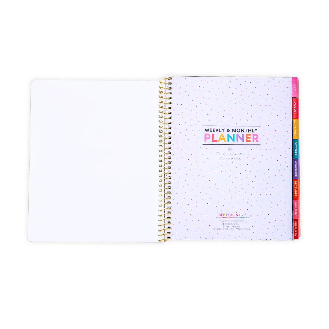 Gimme Stripes Weekly & Monthly Planner by BERTEAU & Co.