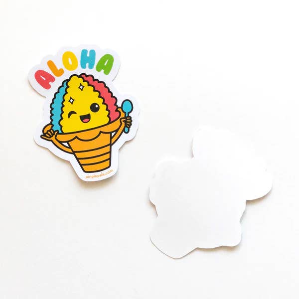 Shave Ice Aloha - Vinyl Sticker