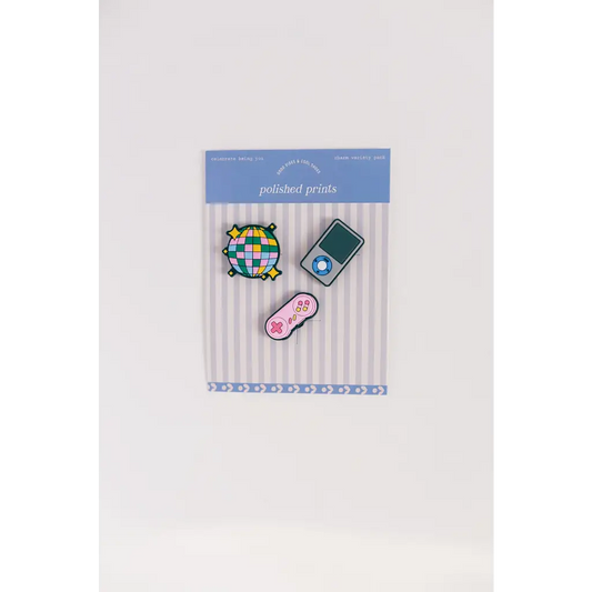 Charming 90s Nostalgia Clog Charm Set