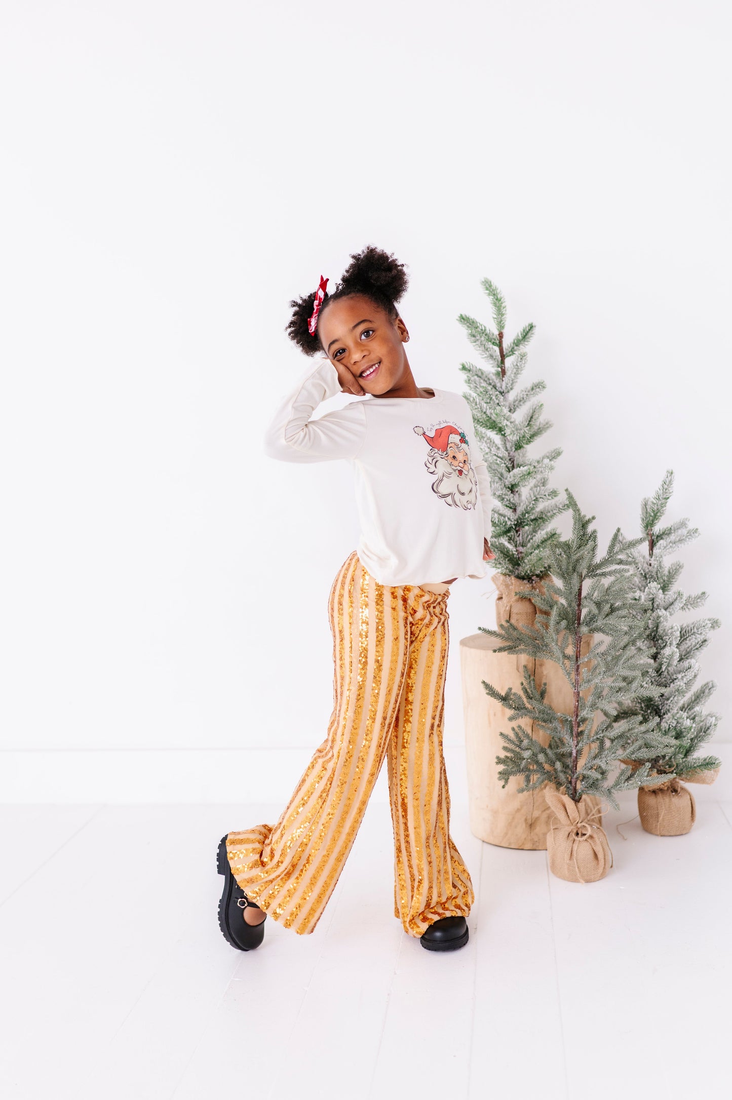 Jolly Santa | Bamboo Long Sleeve Shirt
