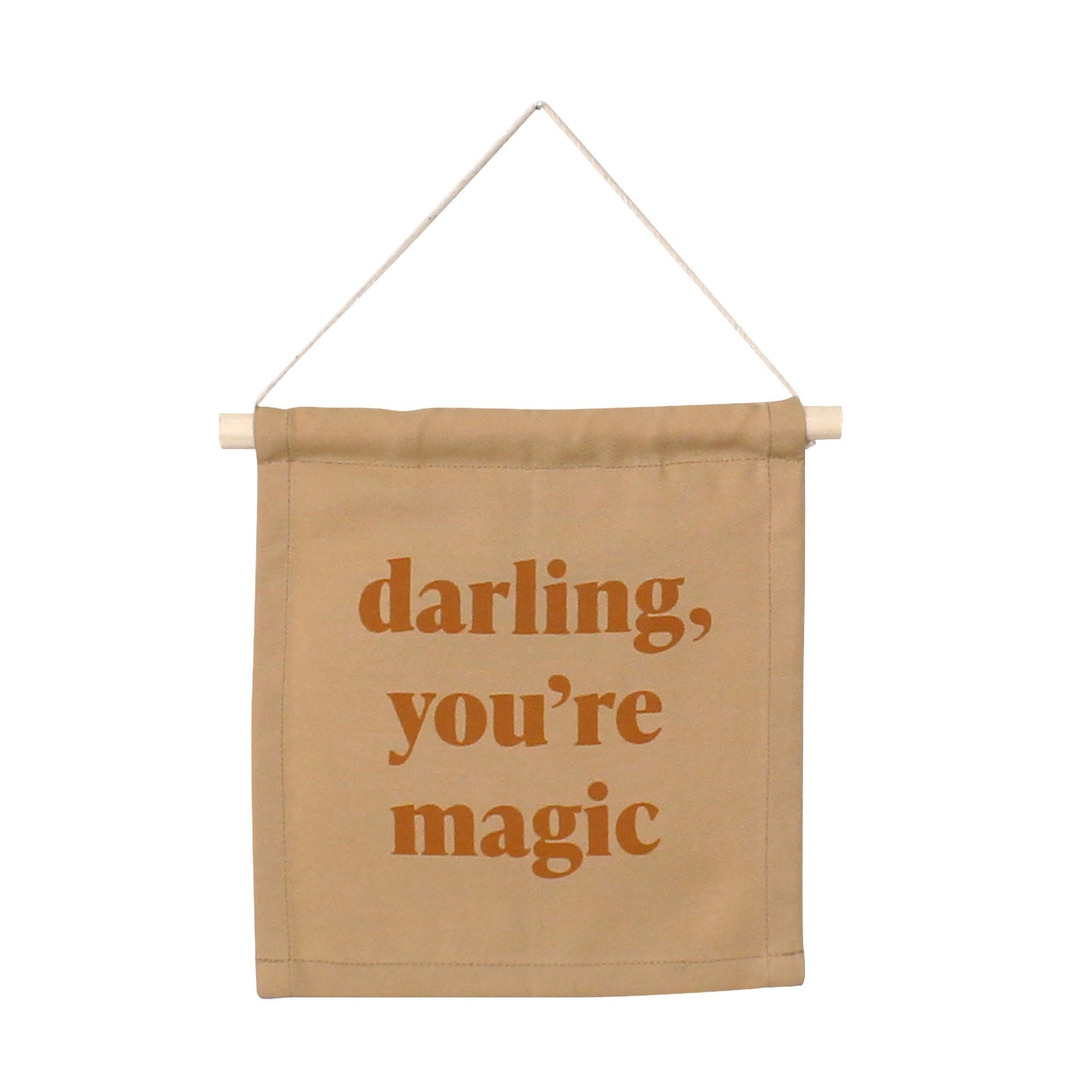“Darling You’re Magic” Fabric Wall Hanging | Cotton Blend