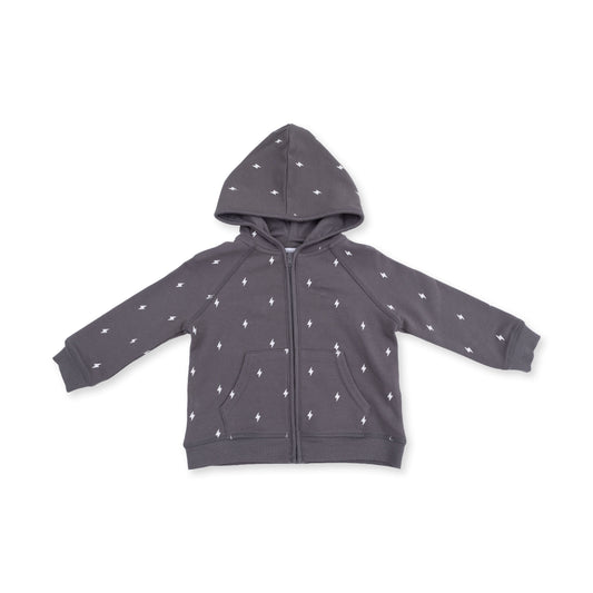 Lightning Bolt French Terry - Zip Hoodie