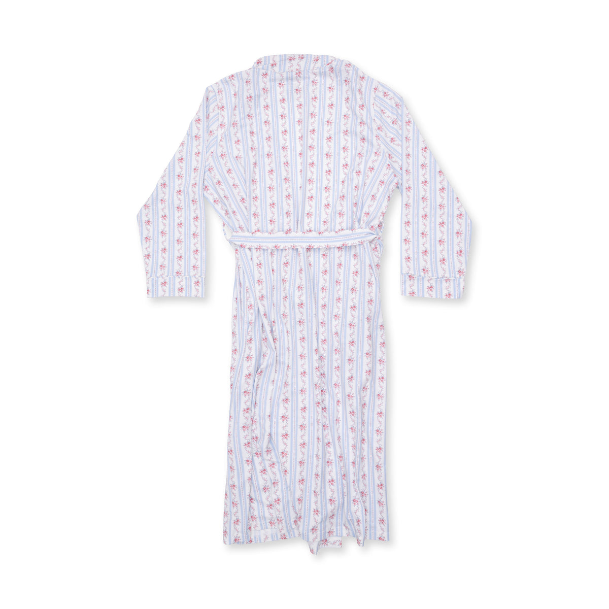 Anna Floral Stripe - Adult Long Robe