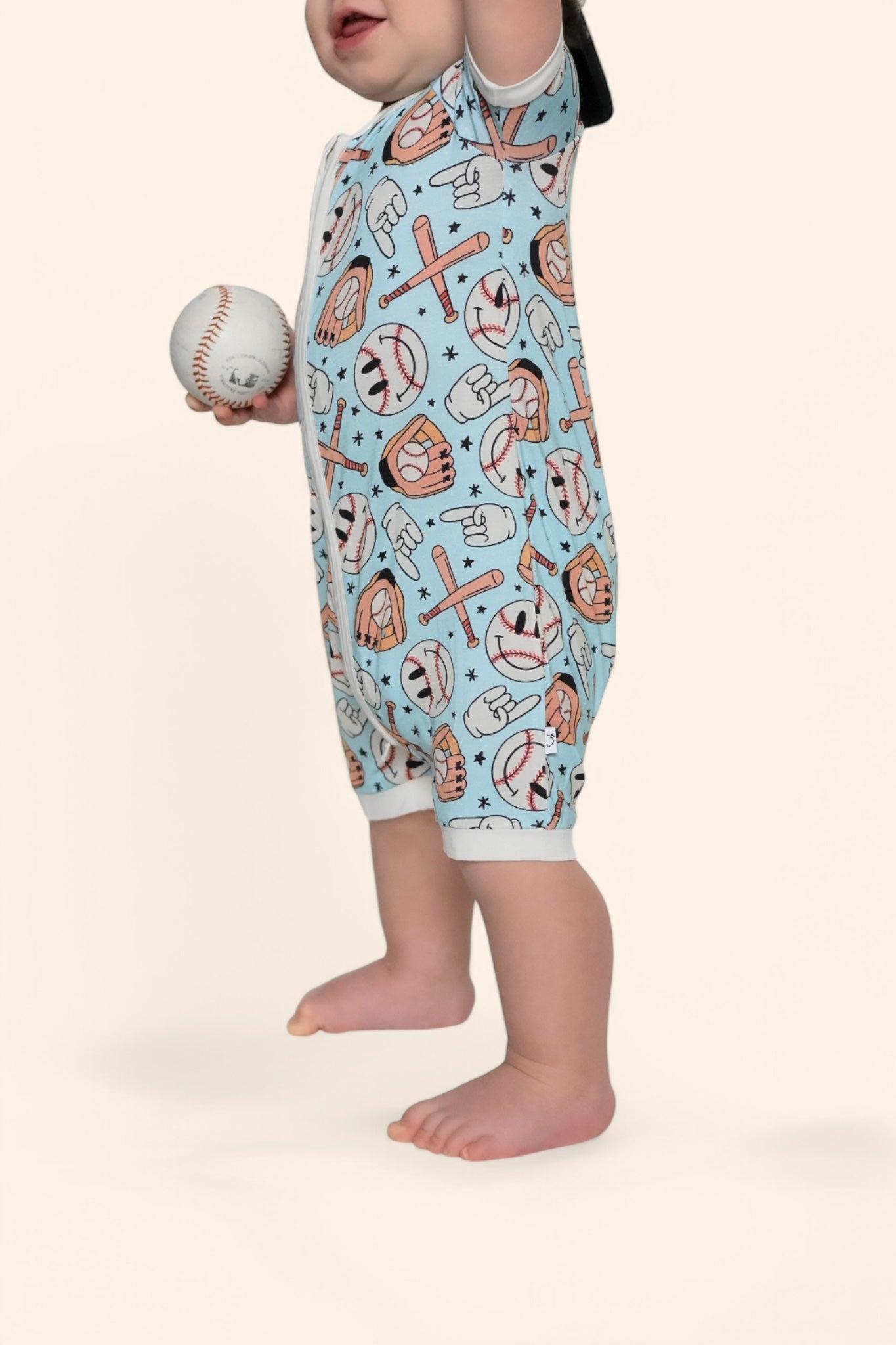 BASEBALL SMILEY DREAM SHORTIE