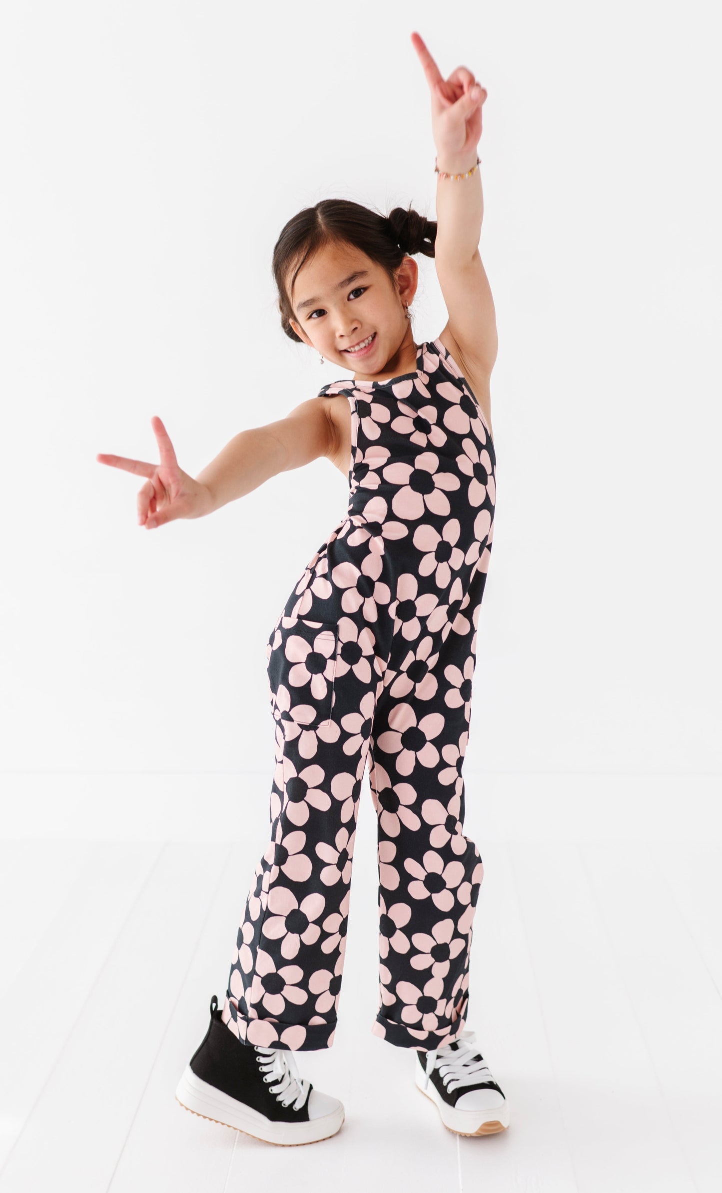 Retro Daisy | Twist Back Romper
