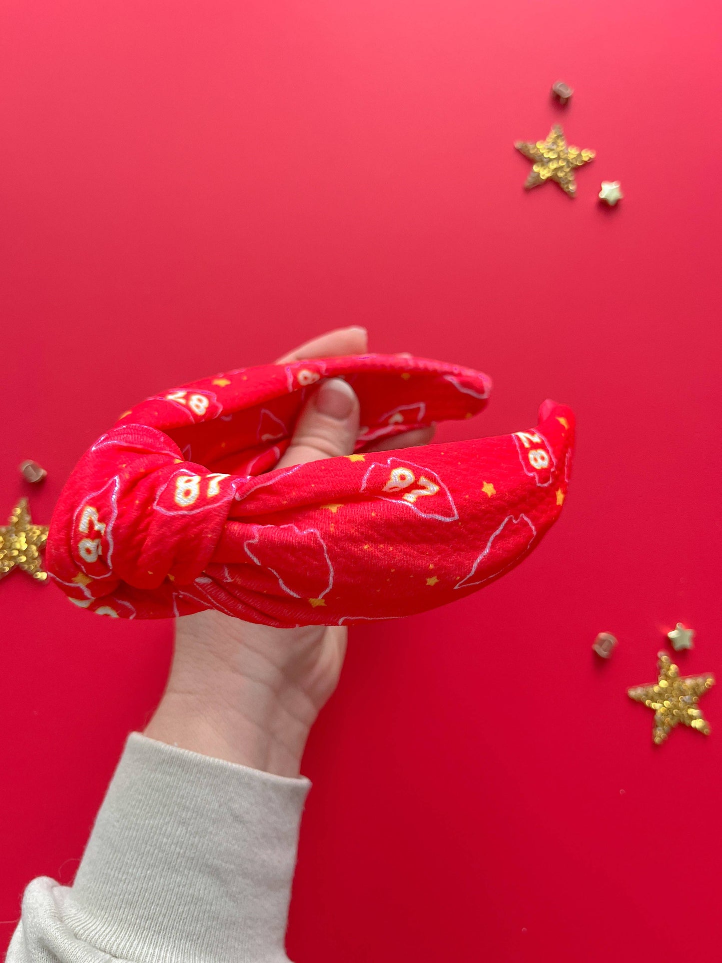 Red 87 Arrowhead Scrunchy