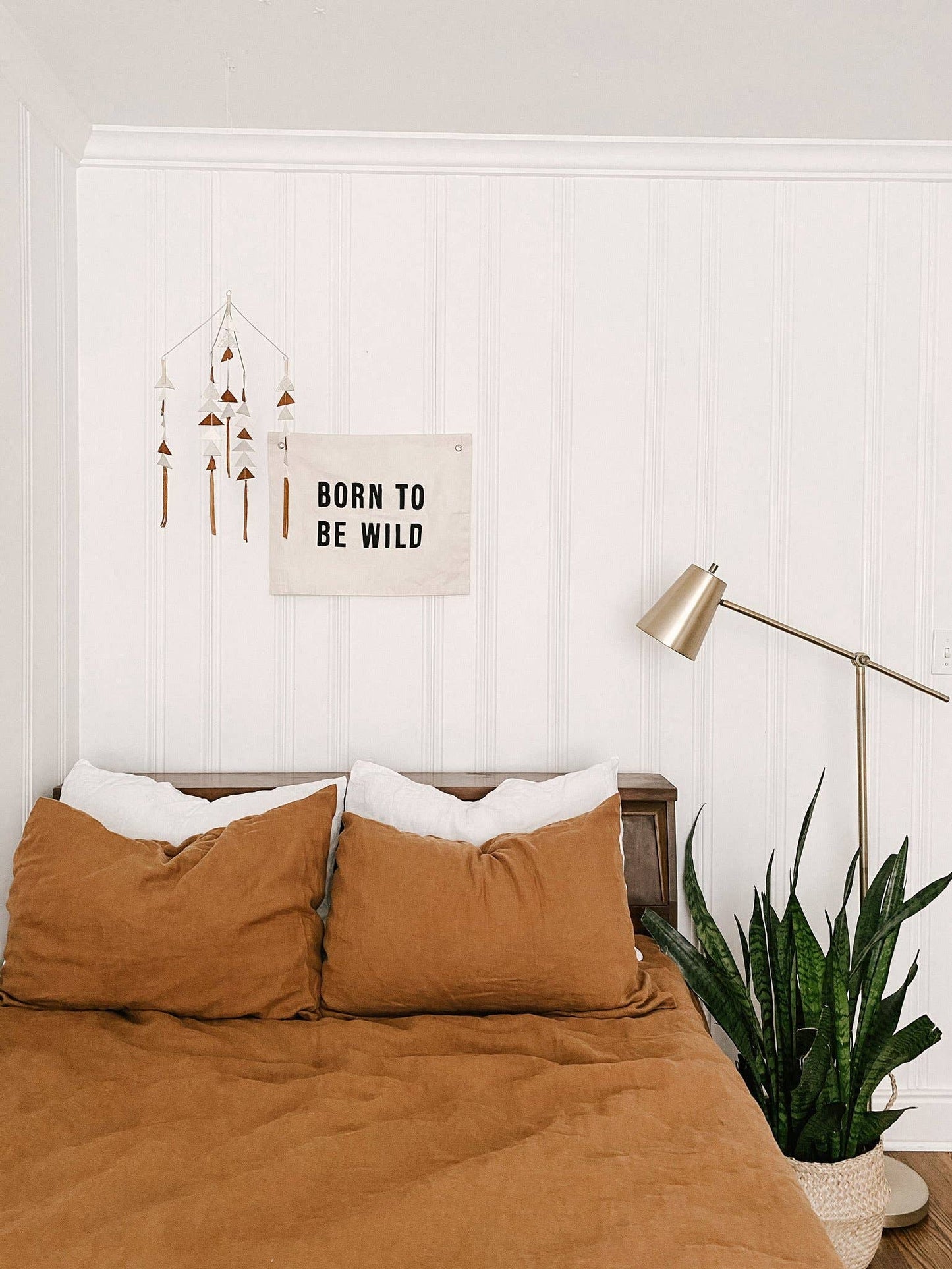 Born To Be Wild Canvas Banner | Handmade Wall Flag