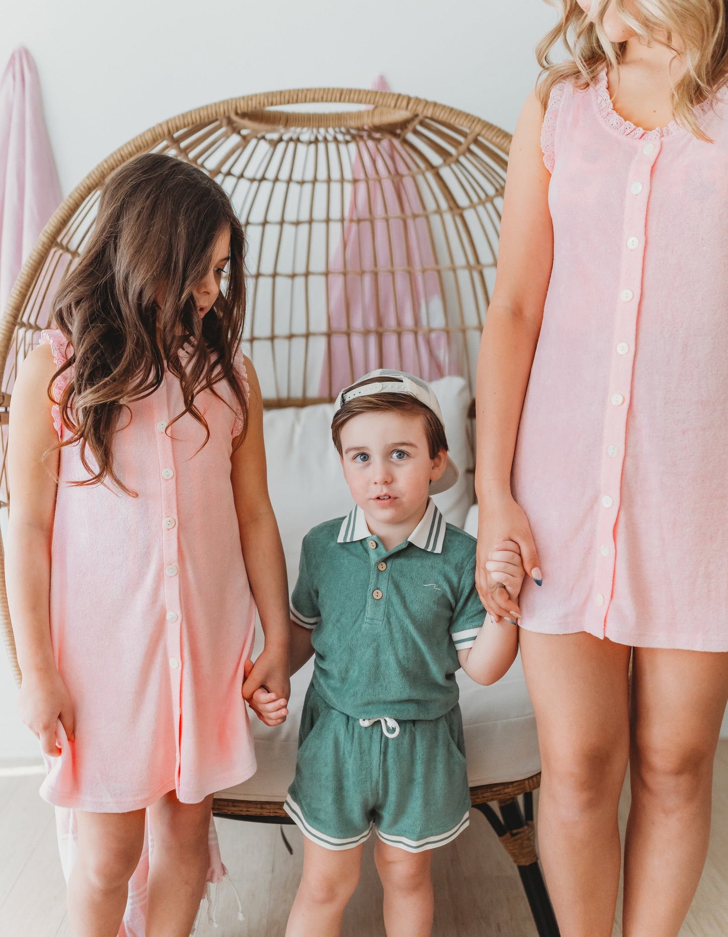 Lanier Bamboo Terry Set - Emerald