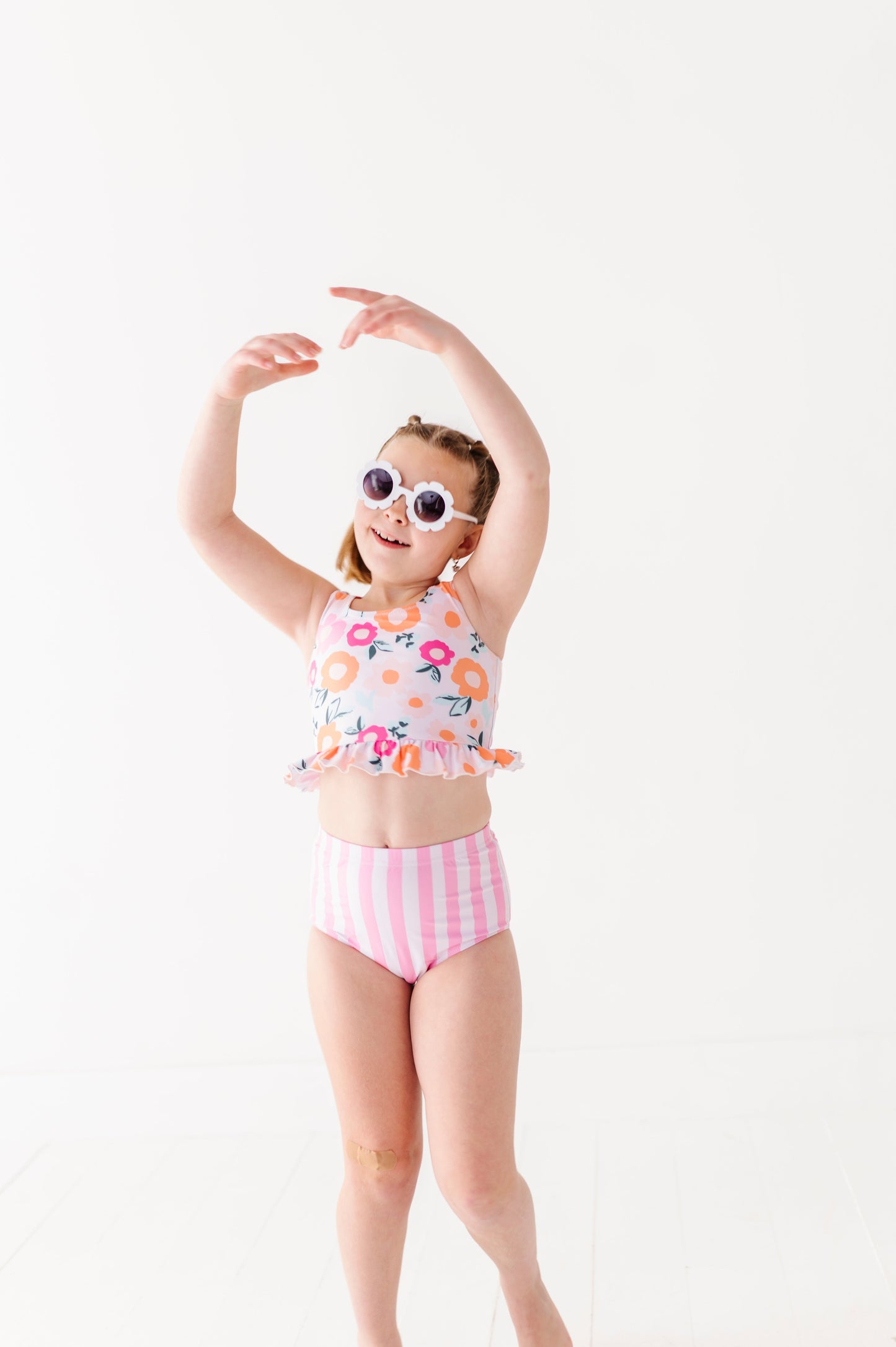 Poppy + Stripes: Ruffle TWO-PIECE Tankini