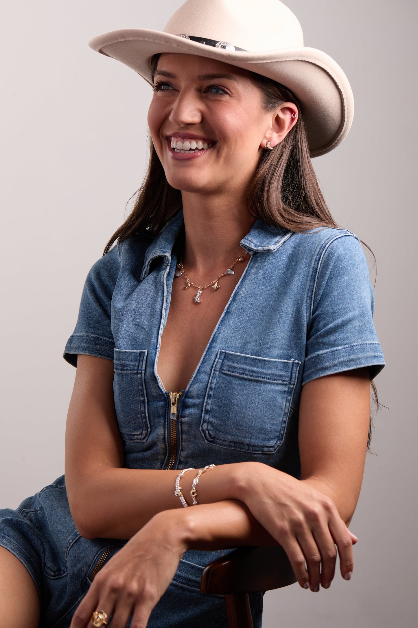 Cosmic Cowgirl Charm Necklace