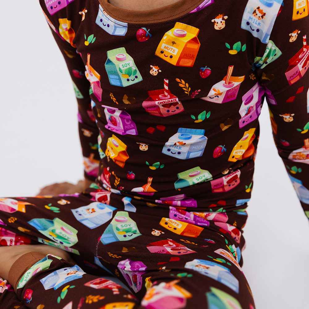 All the Milks! Long Sleeve Pajamas