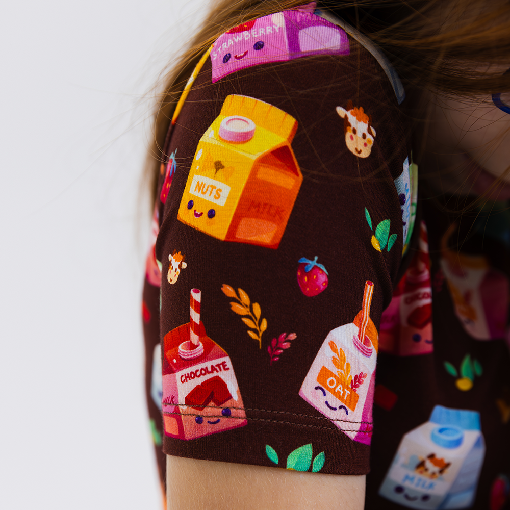 All the Milks! Short Sleeve Pajamas