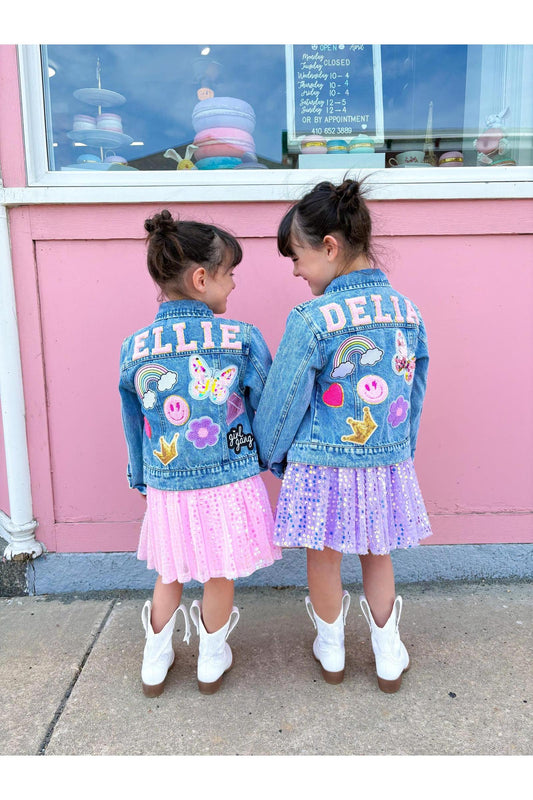 Personalized Patched Denim Jacket (3 WEEK TURNAROUND)