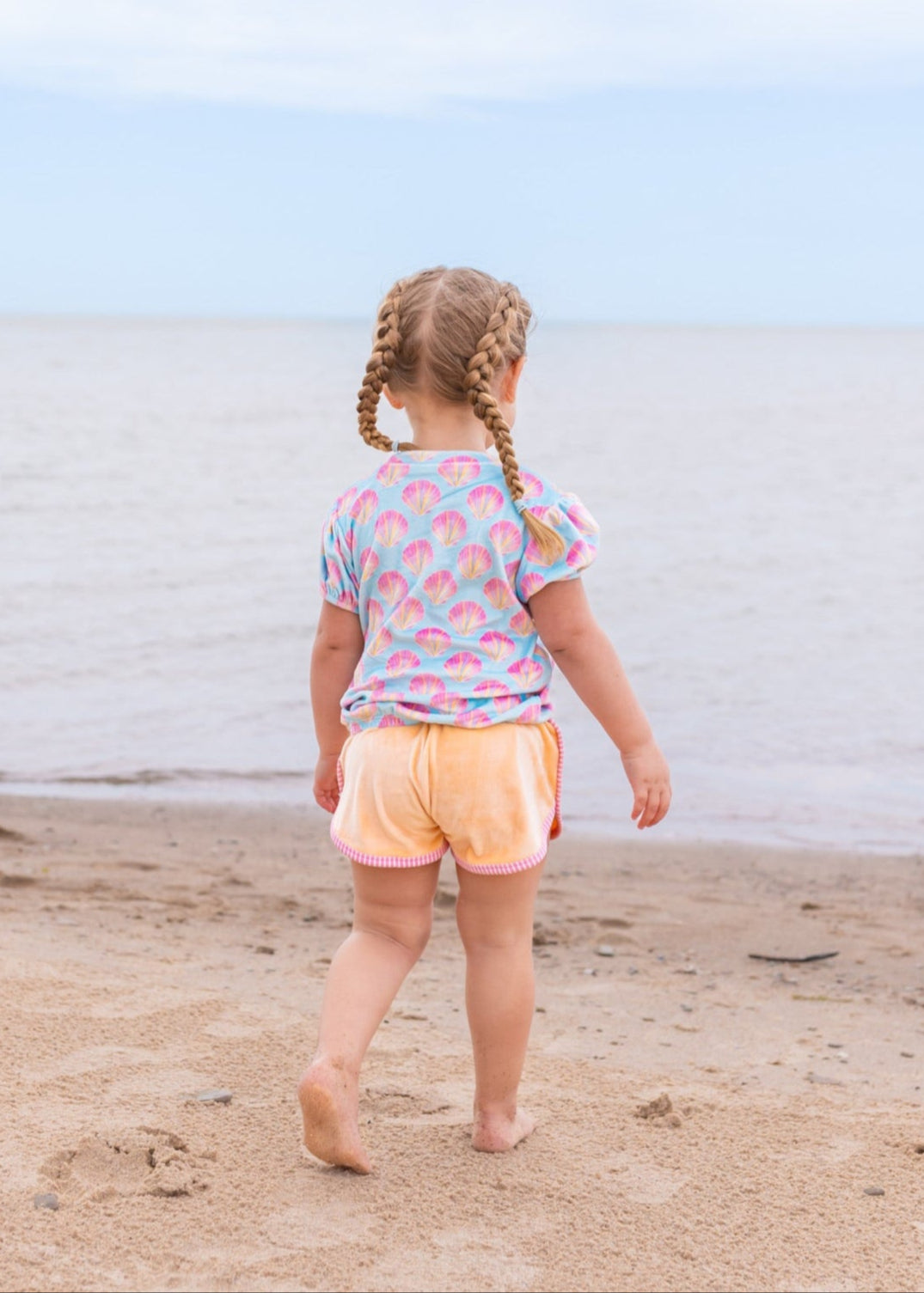 Serene Seashell Shirt & Short Set