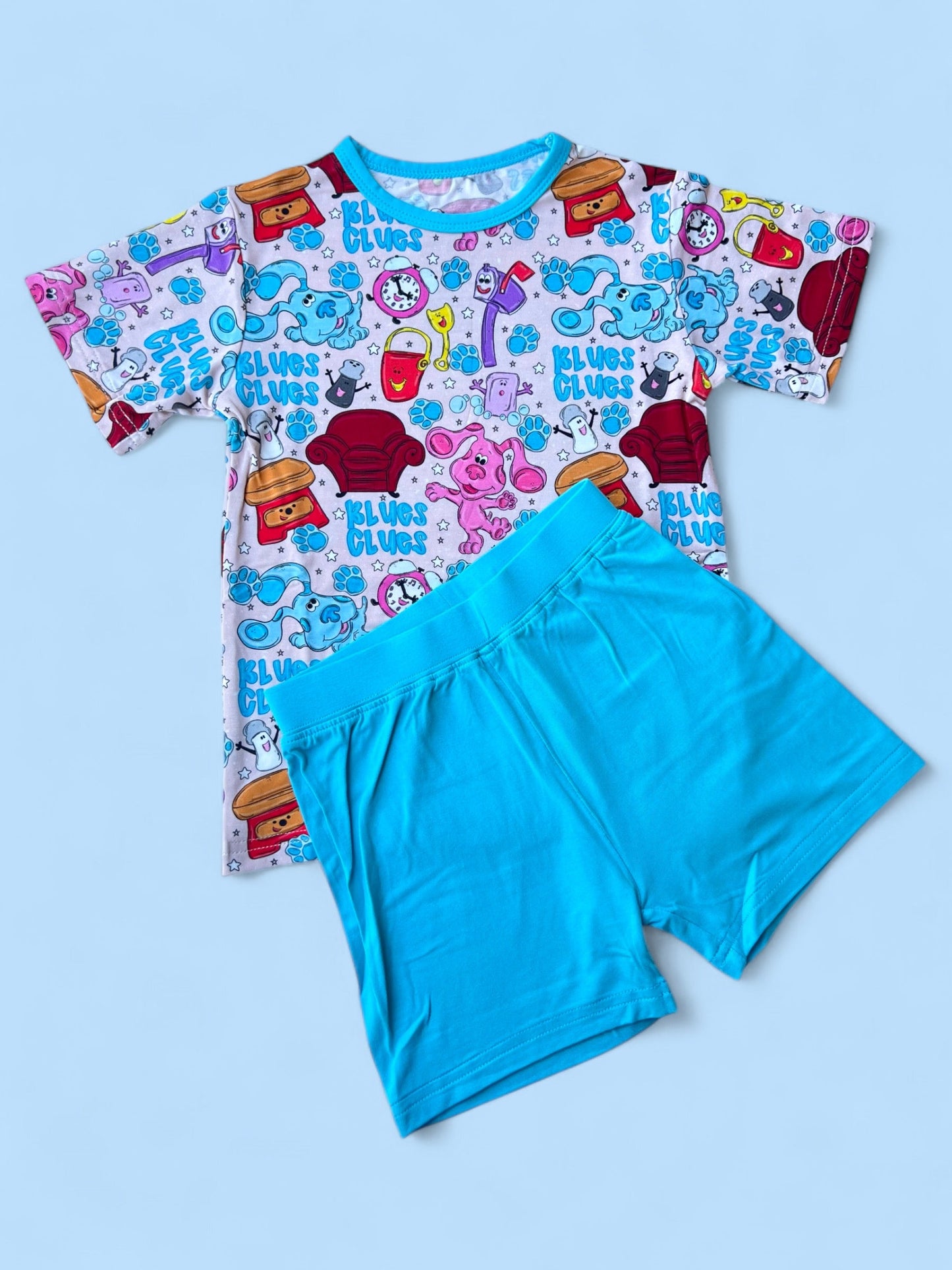 Paw Prints Short Set