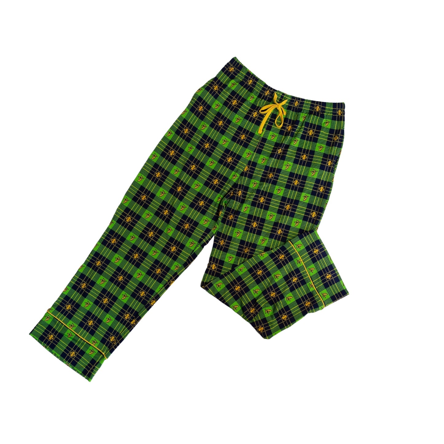 Peaz N’ Carrots X Savannah Bananas Official Licensed Adult Unisex Drawstring Pants in Banana Tartan™