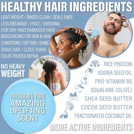 Bay Rum Conditioner Bar- 3-in-1