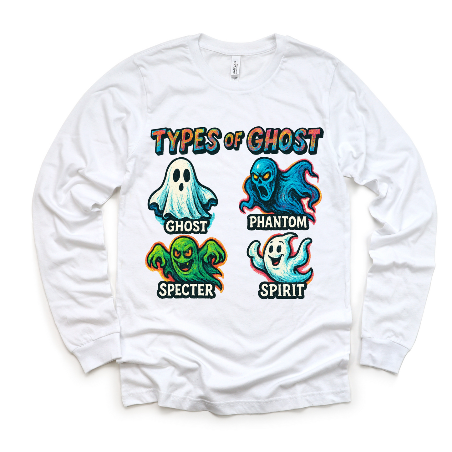 Types Of Ghost Halloween Shirt - Halloween Tee