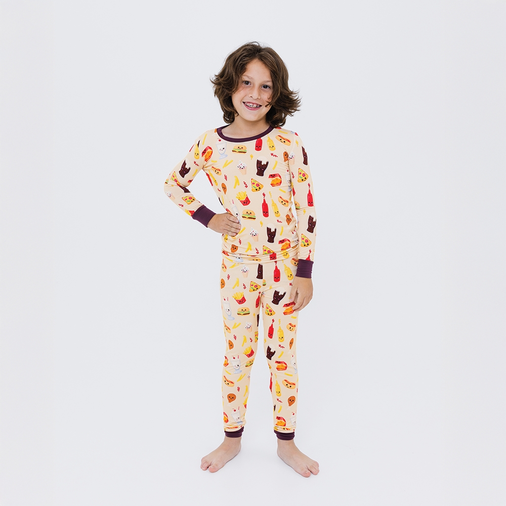 Blissful Bites Long Sleeve Pajamas