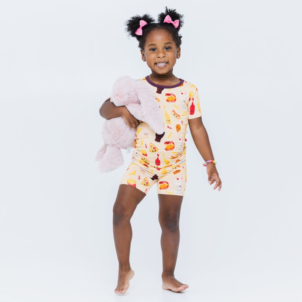 Blissful Bites Short Sleeve Pajamas