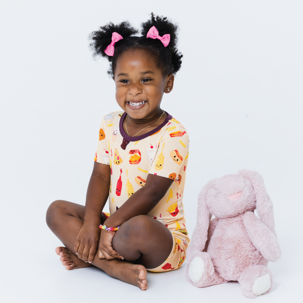 Blissful Bites Short Sleeve Pajamas